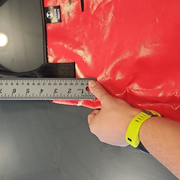 Upcycled billboard large bag or purse HO-LO red - Picture 14 of 14